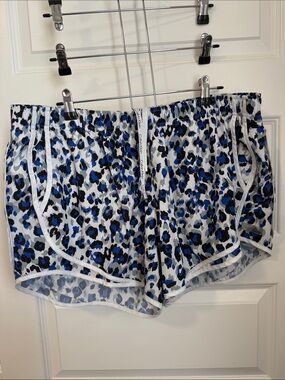 Calvin Klein Blue, Black & Gray Leopard Print Shorts